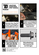 BlackCap Duo, Schraubenblende / Schraubenabdeckung / KTM 690 / GasGas 700 / Husqvarna 701